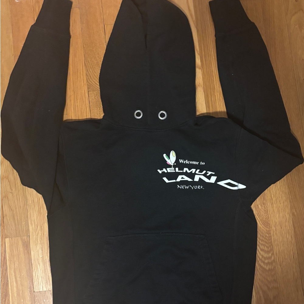 Helmut Land Mascot Standard Graphic Print Hoodie (SIZE XS MEN | S WOMAN)